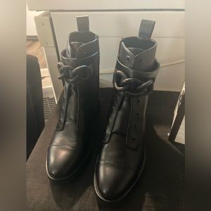 Karl Lagerfeld combat boots
